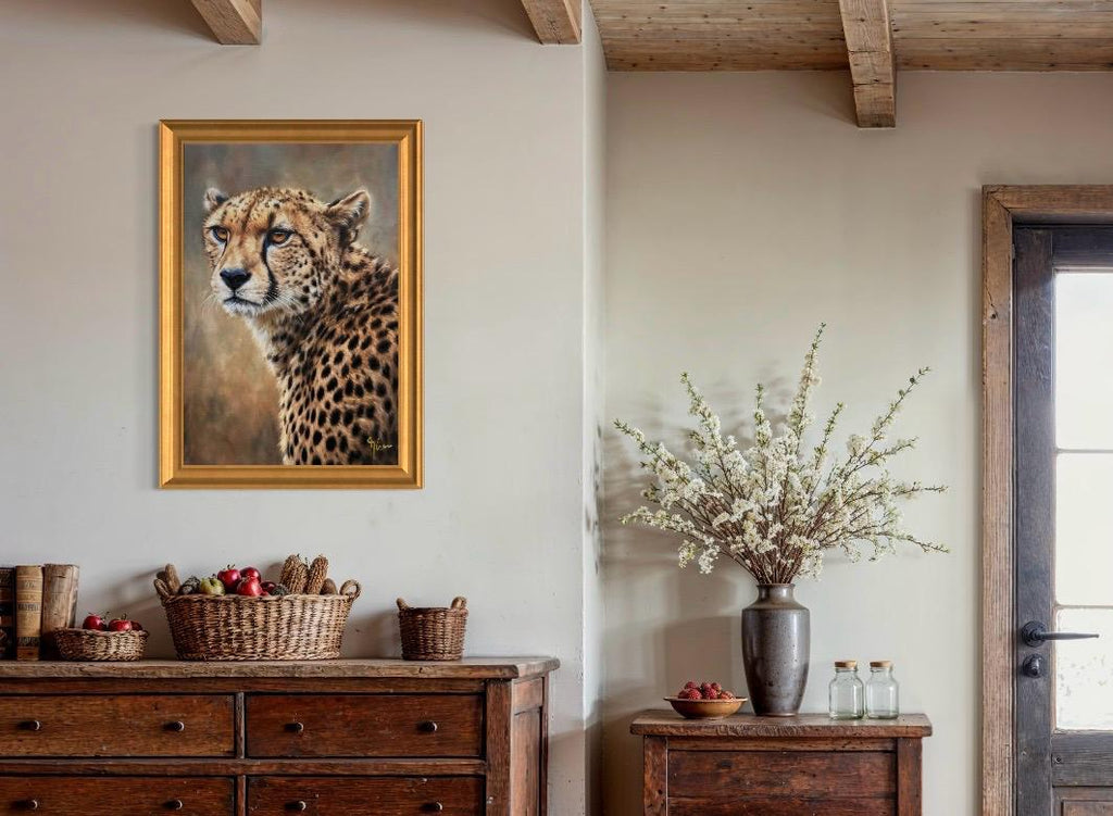 CHEETAH`S GRACEFUL POSE